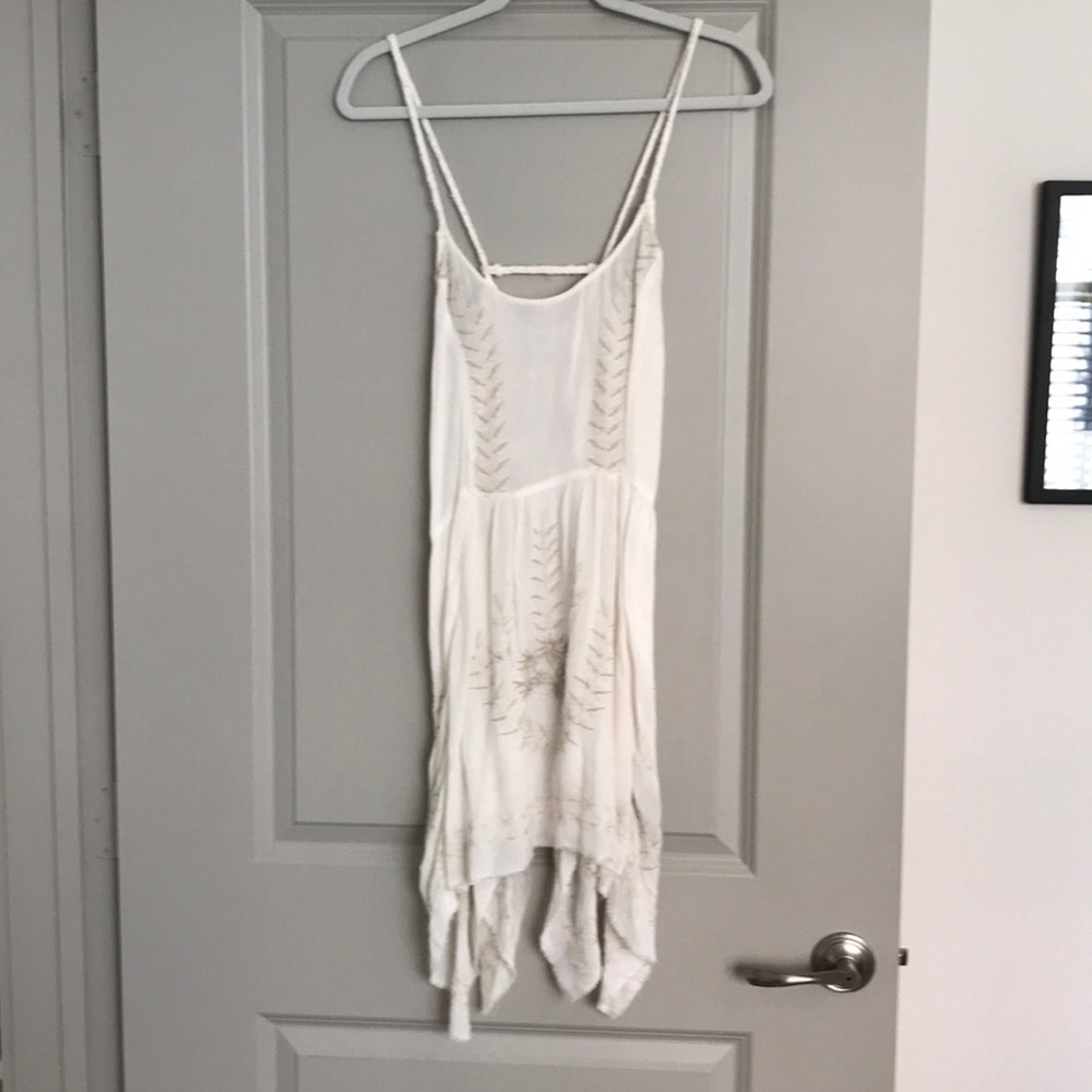 Free people Meadows of Medallion dress white XS